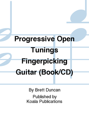 Book cover for Progressive Open Tunings Fingerpicking Guitar (Book/CD)