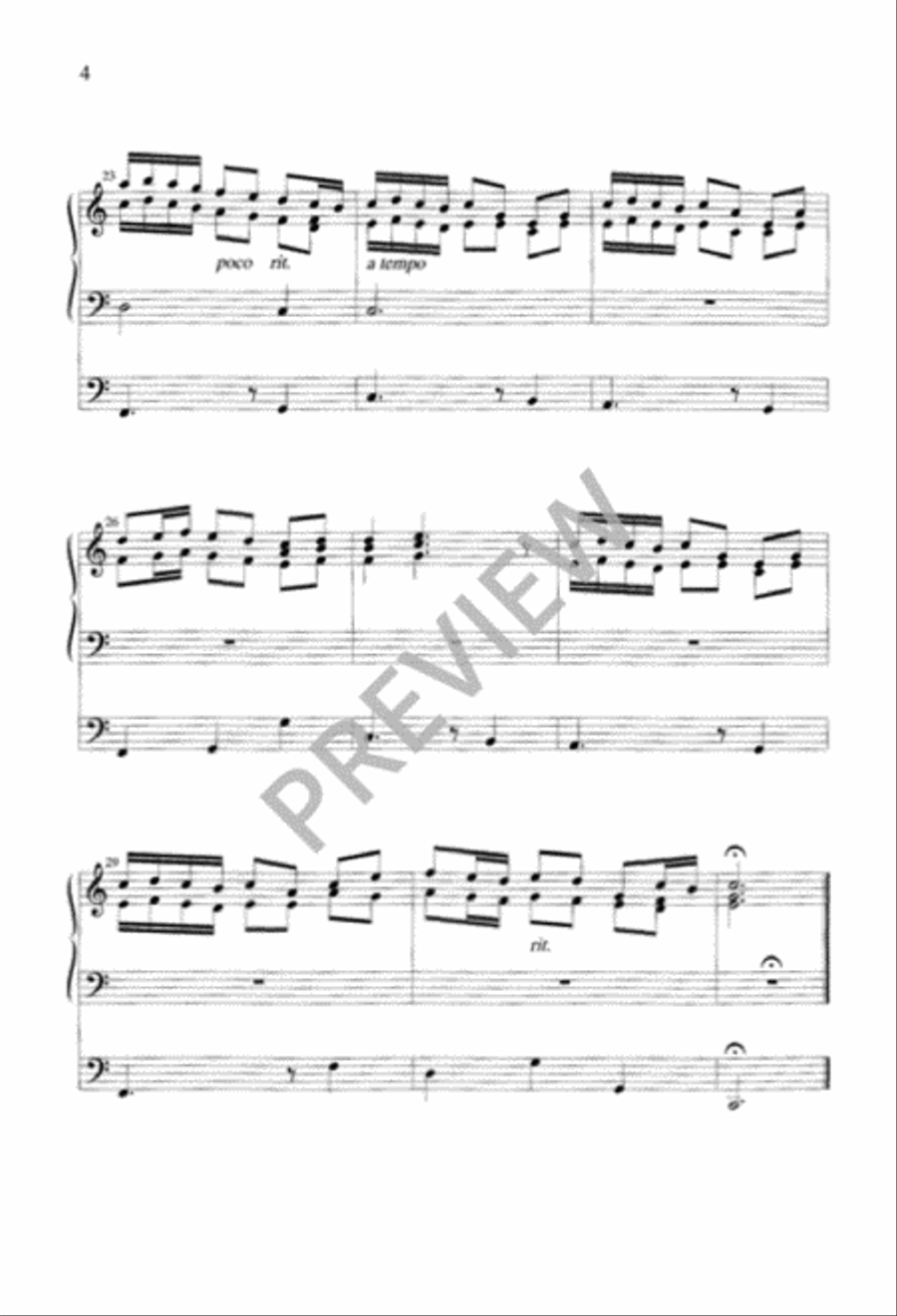 From God the Father, Virgin-Born 4-Part scores gallery preview page 5