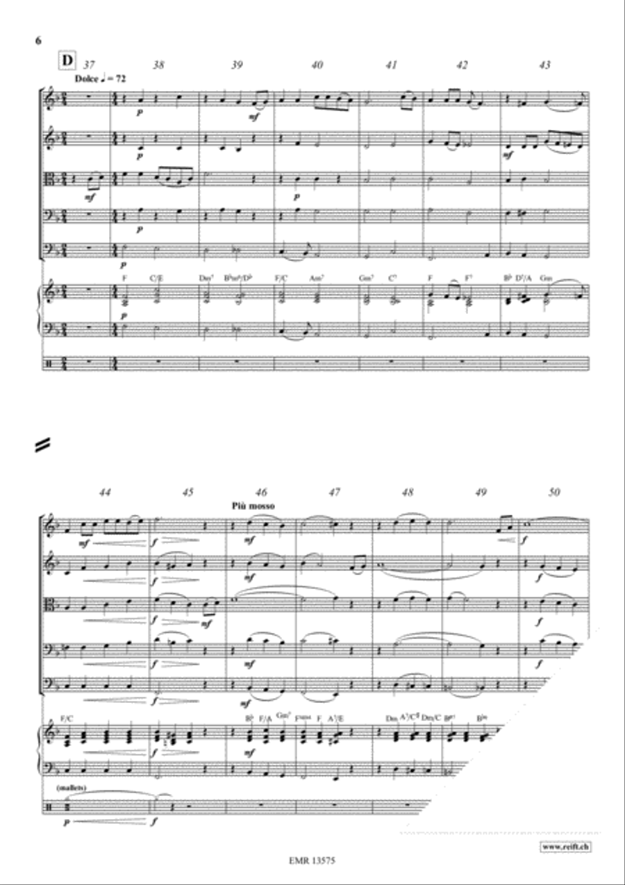 Shell' Be Coming Round The Mountain String Quintet scores gallery preview page 6
