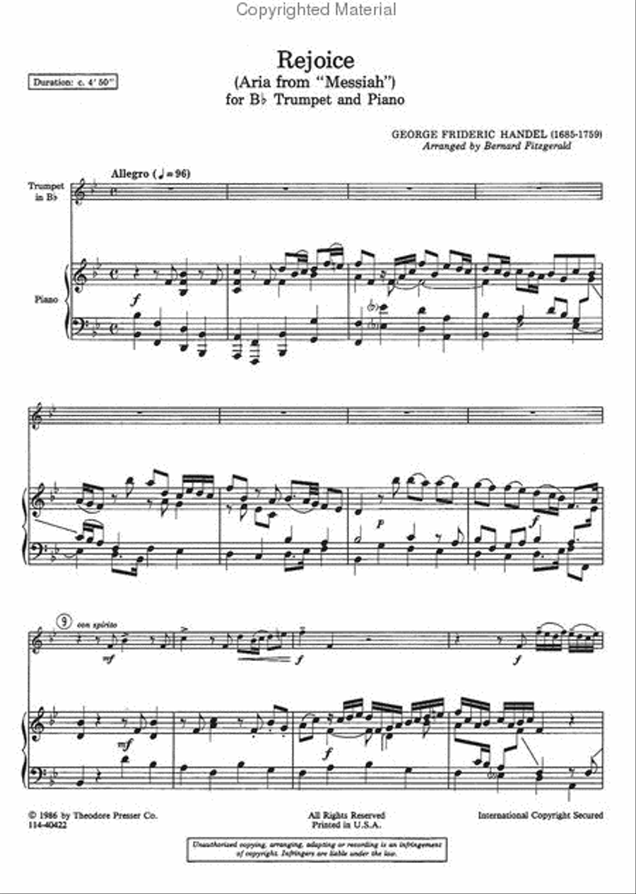 Rejoice Chamber Music scores gallery preview page 2