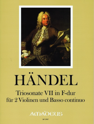 Book cover for Sonata a Tre VII in F Major