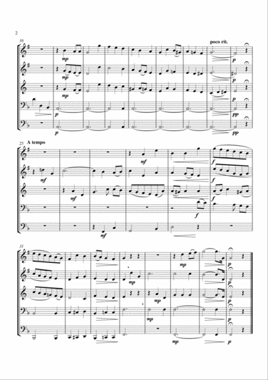 Afferentur Regi Afferentur Regi Brass Quintet scores gallery preview page 2