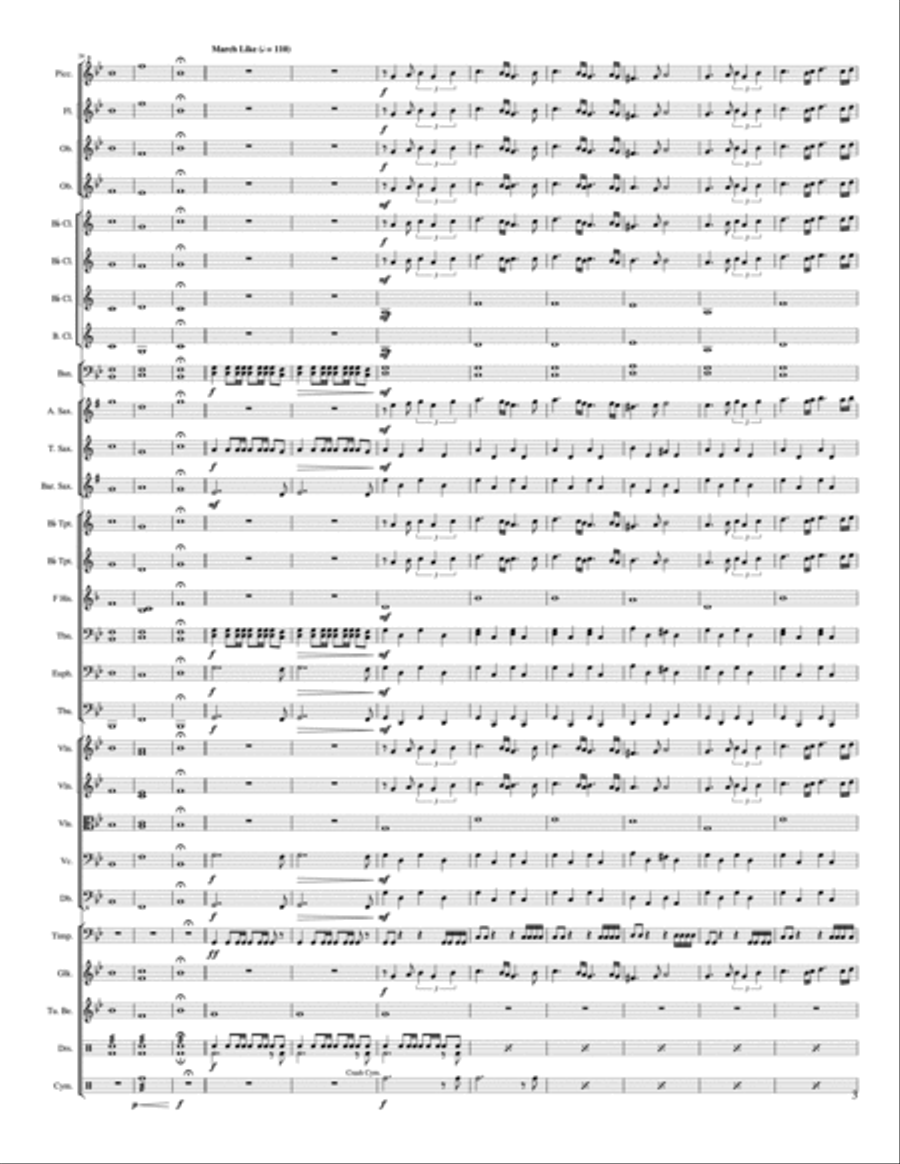 Amo Per Lei Concert Band scores gallery preview page 3