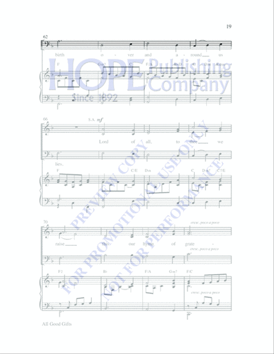 Simple Settings for SAB Choirs, Vol. 1 3-Part scores gallery preview page 21