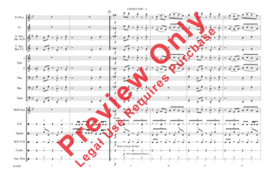 Push It Push It Marching Band scores gallery preview page 9