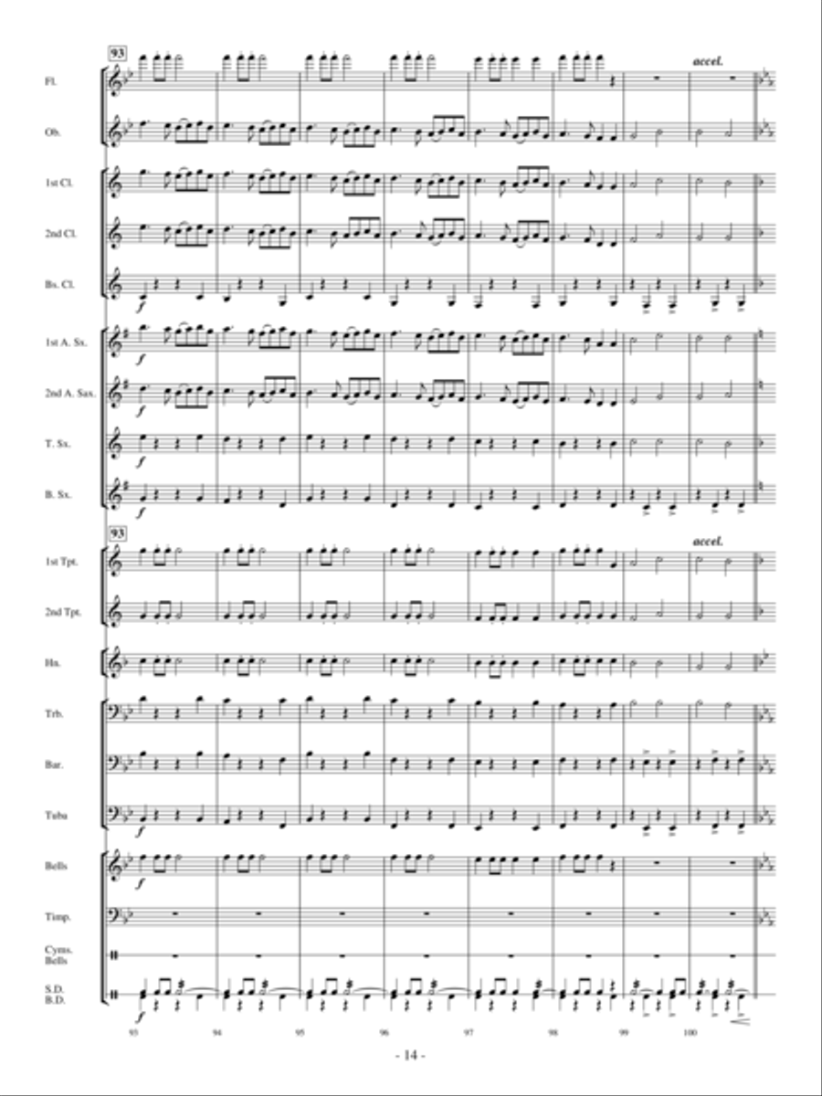 A Christmas Collage A Christmas Collage Concert Band scores gallery preview page 13