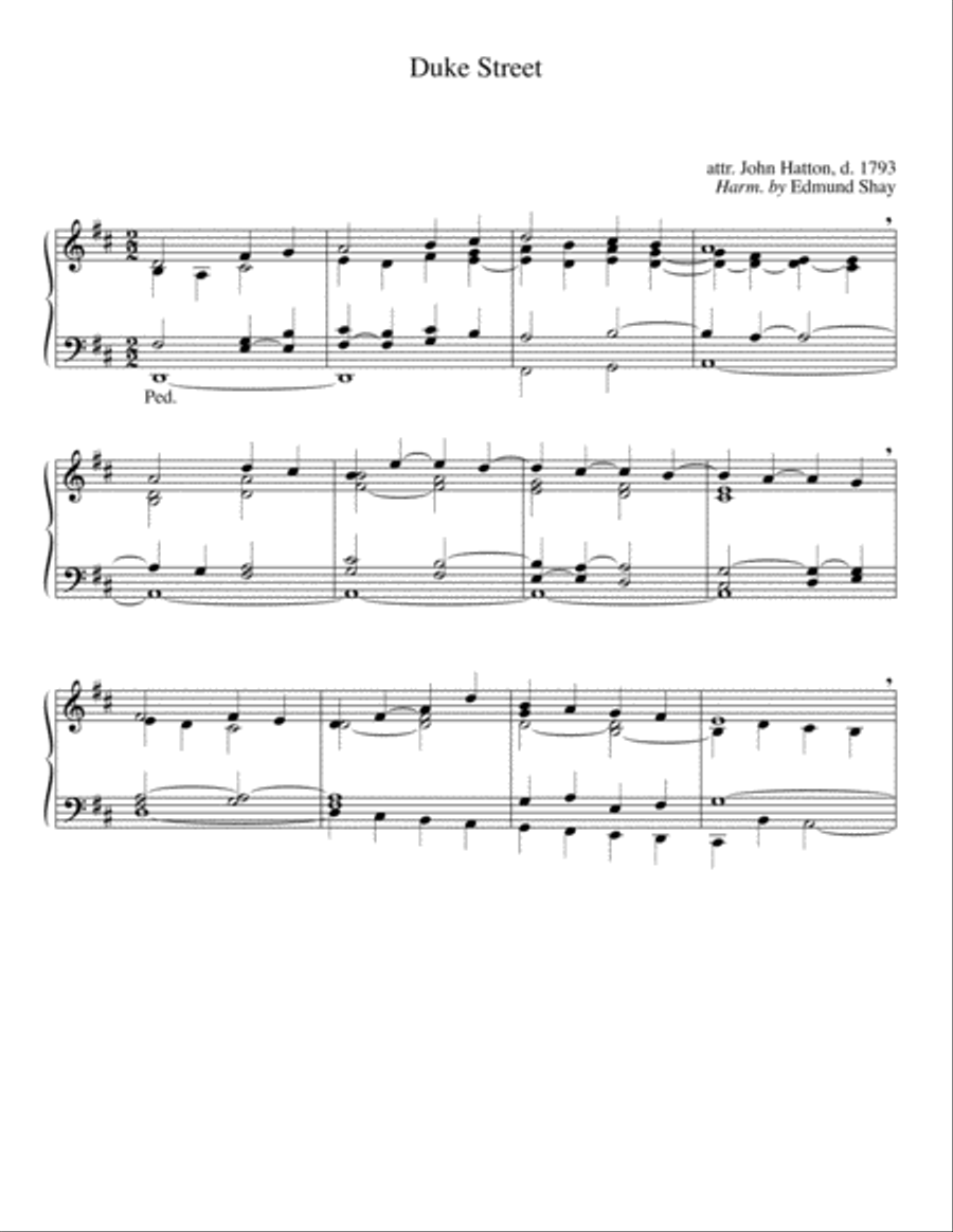Hymn Harmonizations, Set 5 Organ scores gallery preview page 4