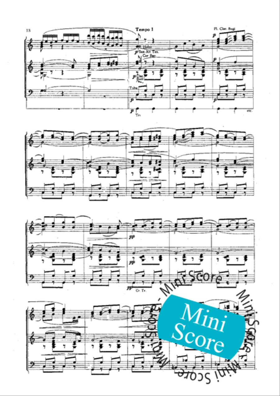Slavische Dansen No 1,6 en 8 Concert Band scores gallery preview page 20