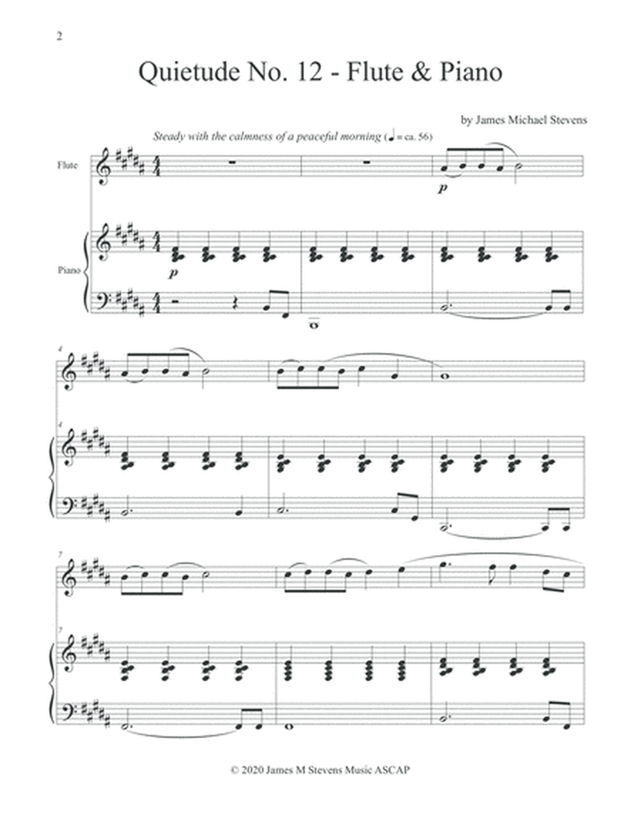 Quietude No. 12 - Flute & Piano image number null
