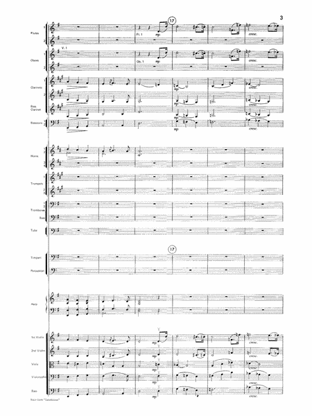 Suite from Tannhäuser: Score
