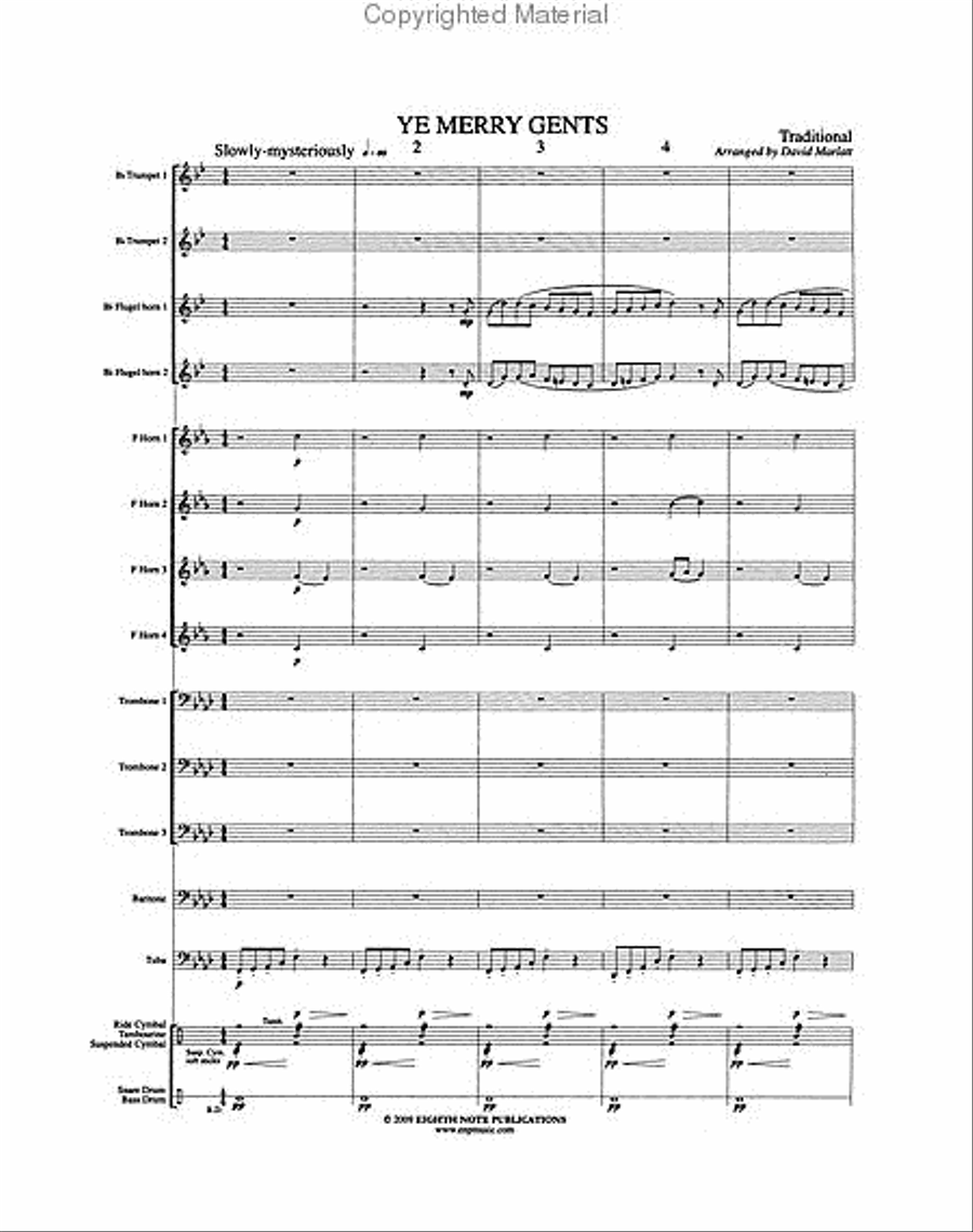 Ye Merry Gents Small Ensemble scores gallery preview page 2