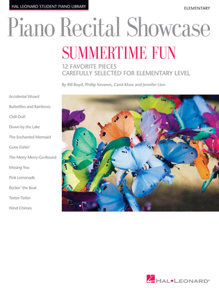 Book cover for Piano Recital Showcase – Summertime Fun