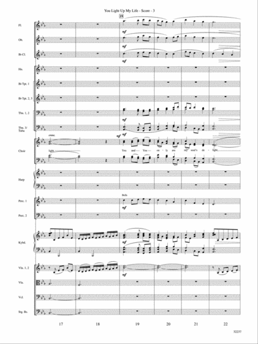 You Light Up My Life You Light Up My Life Choir scores gallery preview page 4