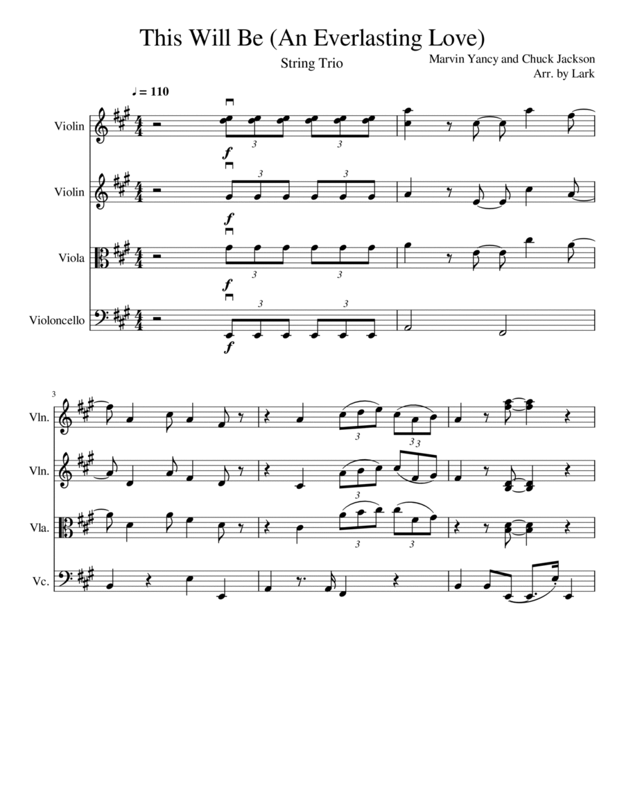 This Will Be String Trio scores gallery preview page 1