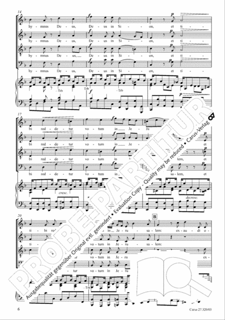 Requiem in D minor 4-Part scores gallery preview page 7