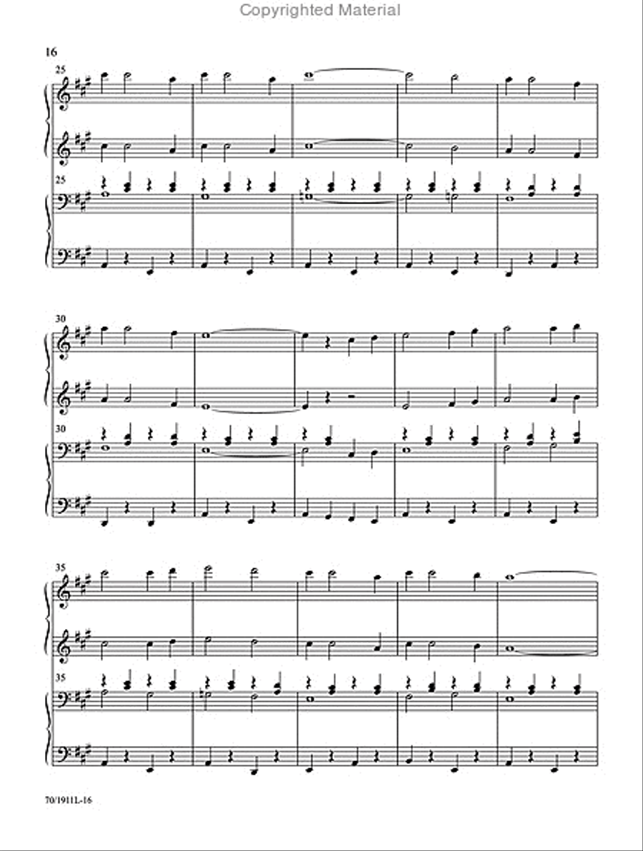 Give Me That Old-Time Religion Piano Duet scores gallery preview page 10