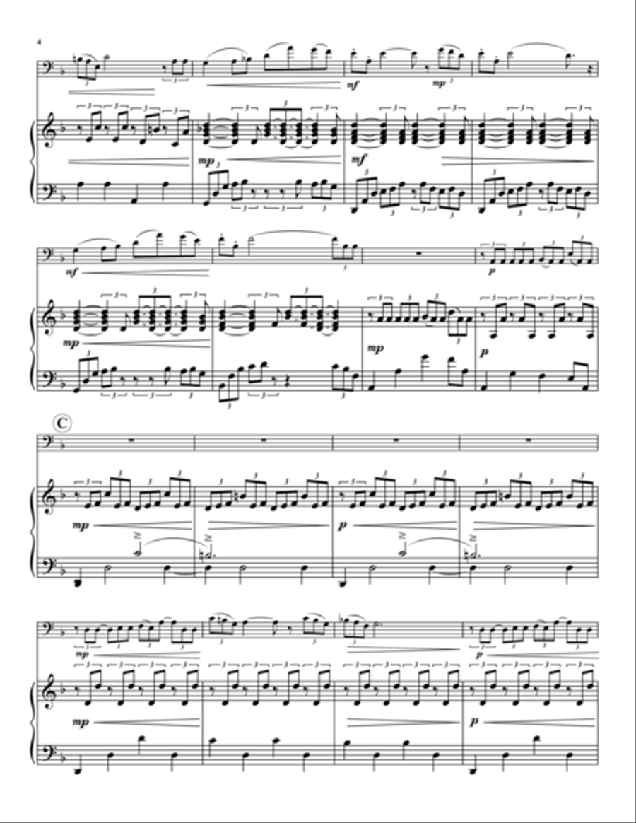 A Caged Bird Piano Accompaniment scores gallery preview page 4