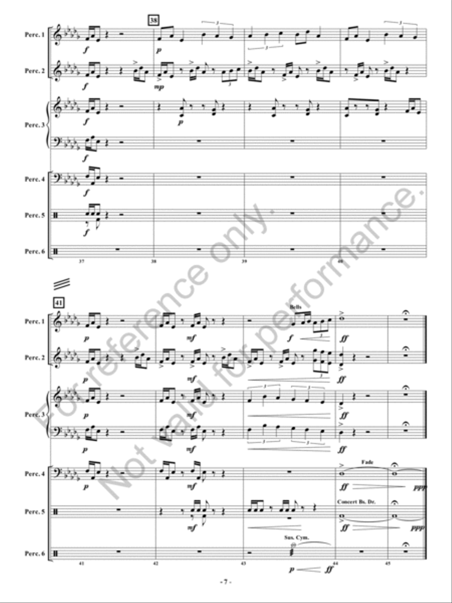 PURR-Snickety Percussion Ensemble scores gallery preview page 8