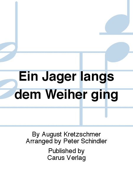 Ein Jager langs dem Weiher ging