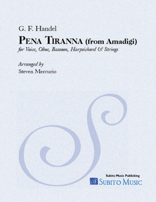 Book cover for Pena Tiranna (Handel)