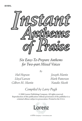 Book cover for Instant Anthems of Praise