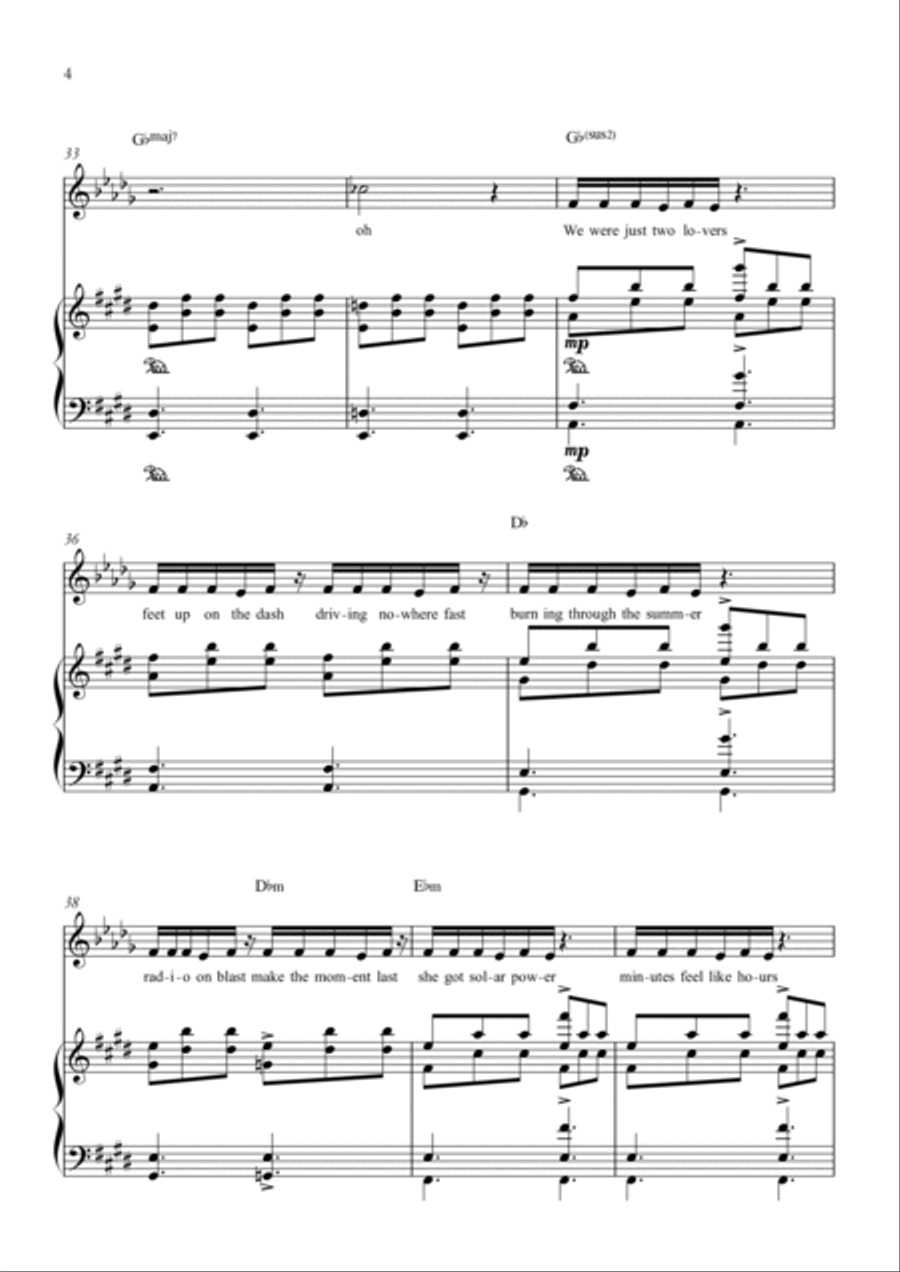 Golden Hour Alto Saxophone scores gallery preview page 4