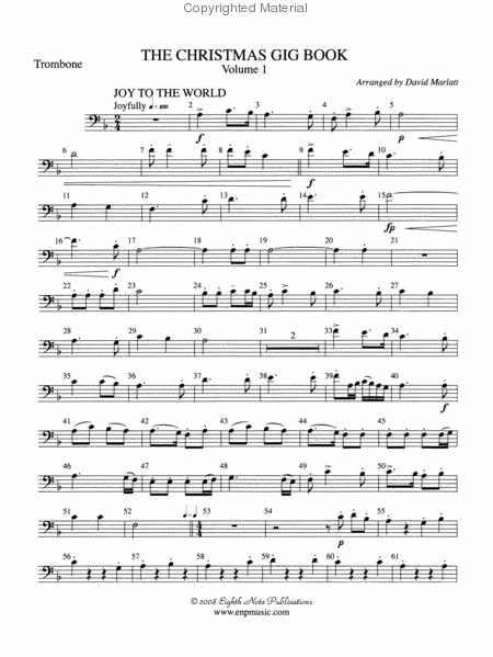 The Christmas Gig Book, Volume 1 by David Marlatt Brass Ensemble - Sheet Music