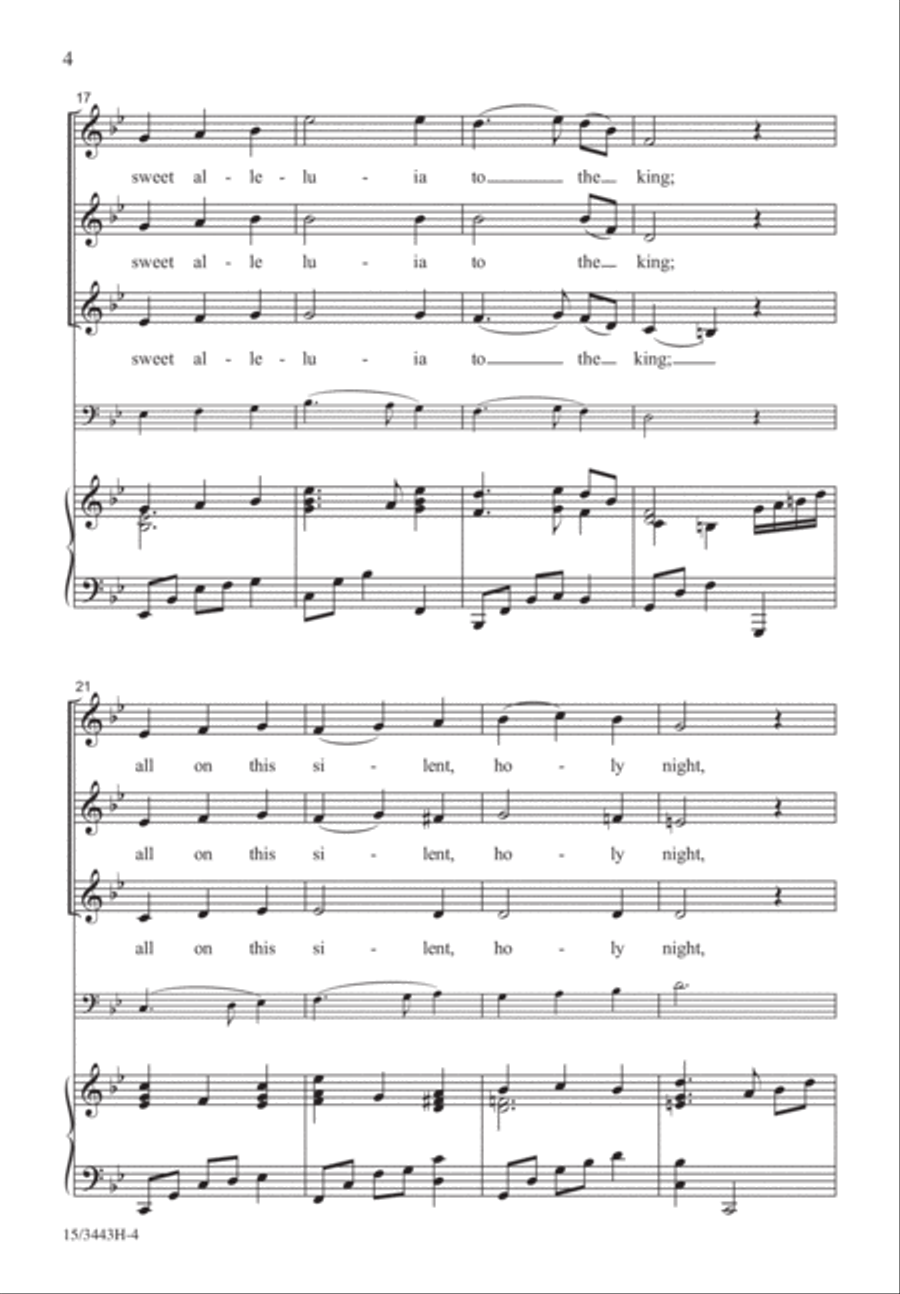 All On a Silent Night All On a Silent Night SSA scores gallery preview page 4
