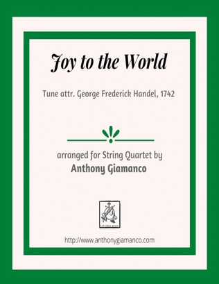 Book cover for Joy to the World (String Quartet)