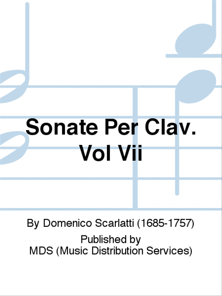 SONATE PER CLAV. VOL VII Piano Solo scores gallery preview page 1