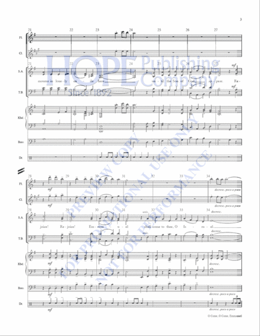 Joy to the World: A Celebration of Carols Clarinet scores gallery preview page 18