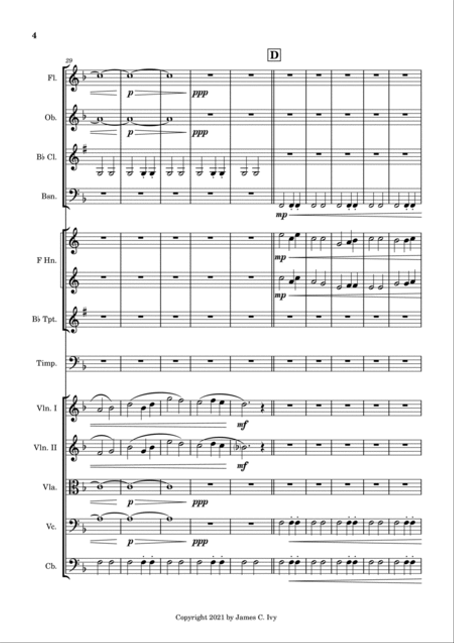 Fanfare of Freedom Chamber Orchestra scores gallery preview page 5