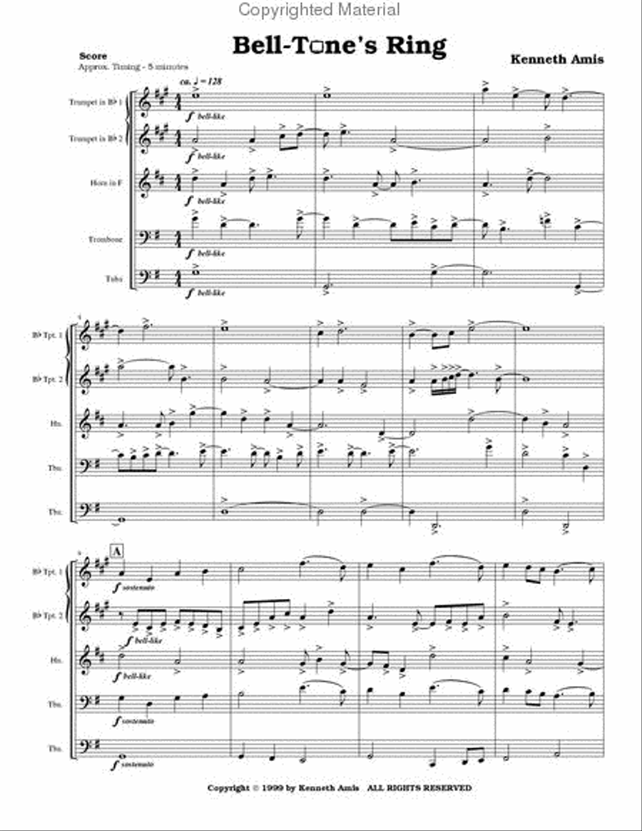 Bell-Tone’s Ring Bell-Tone’s Ring Choir scores gallery preview page 2