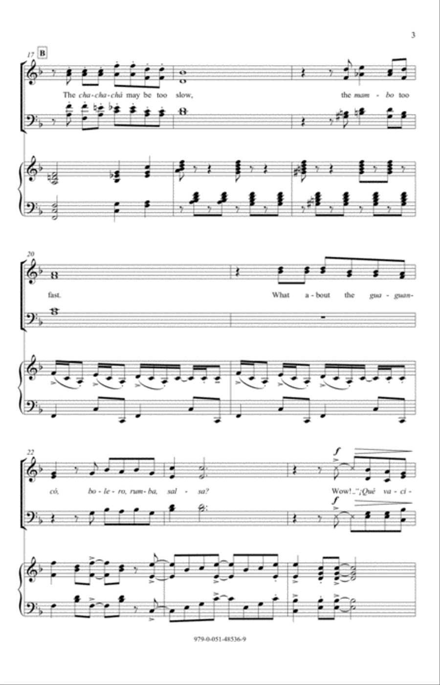 Alma Caribe (Caribbean Soul) 4-Part scores gallery preview page 3