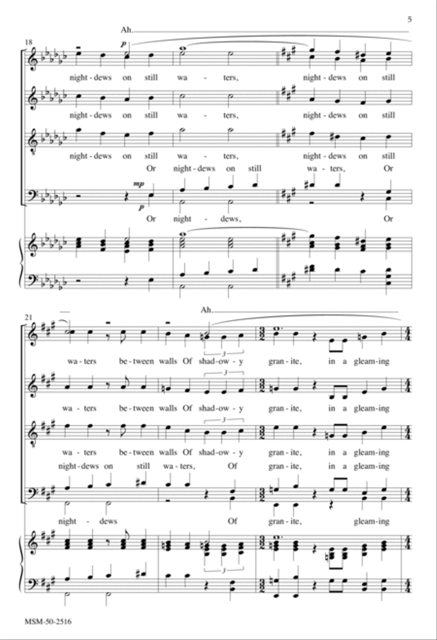 There Is Sweet Music Divisi scores gallery preview page 5