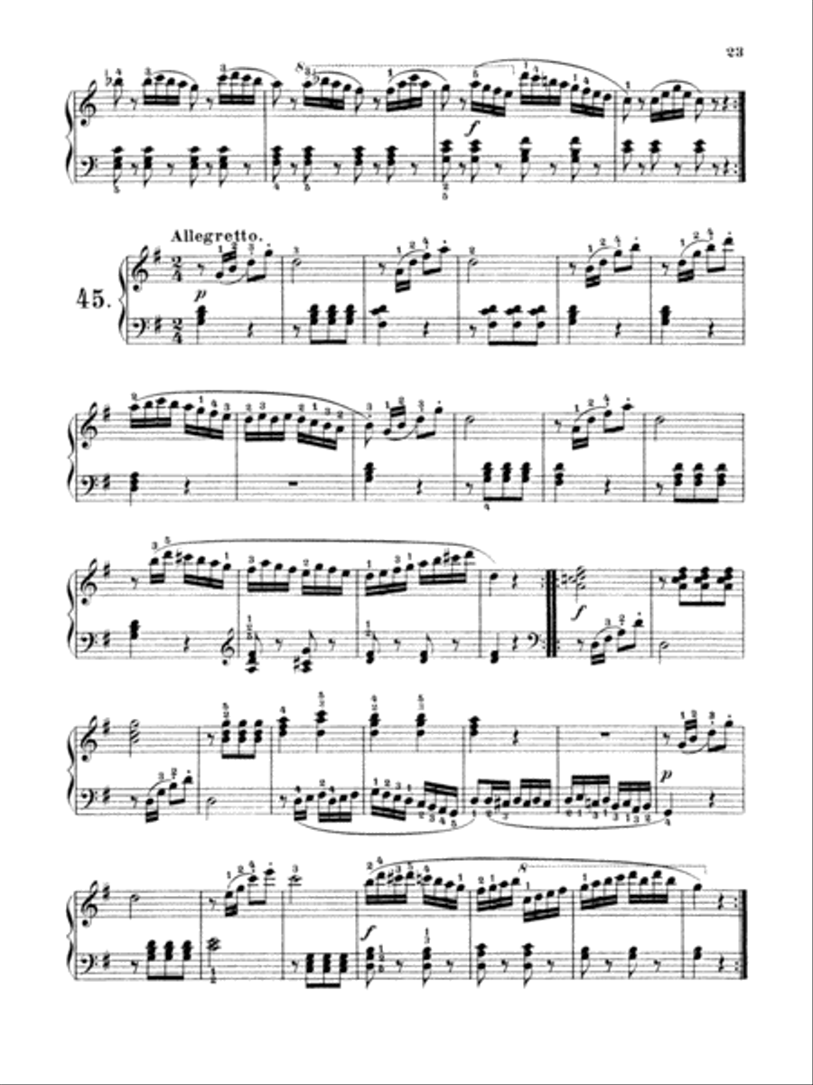 Czerny: Practical Method for Beginners, Op. 599 Piano Solo scores gallery preview page 2