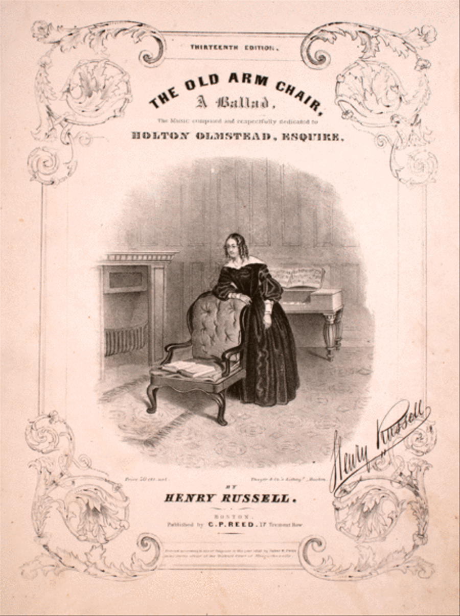 The Old Arm Chair Voice scores gallery preview page 1