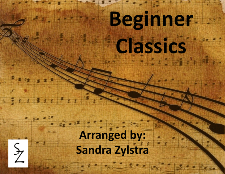 Beginner Classics (pre-staff piano) Easy Piano scores gallery preview page 1