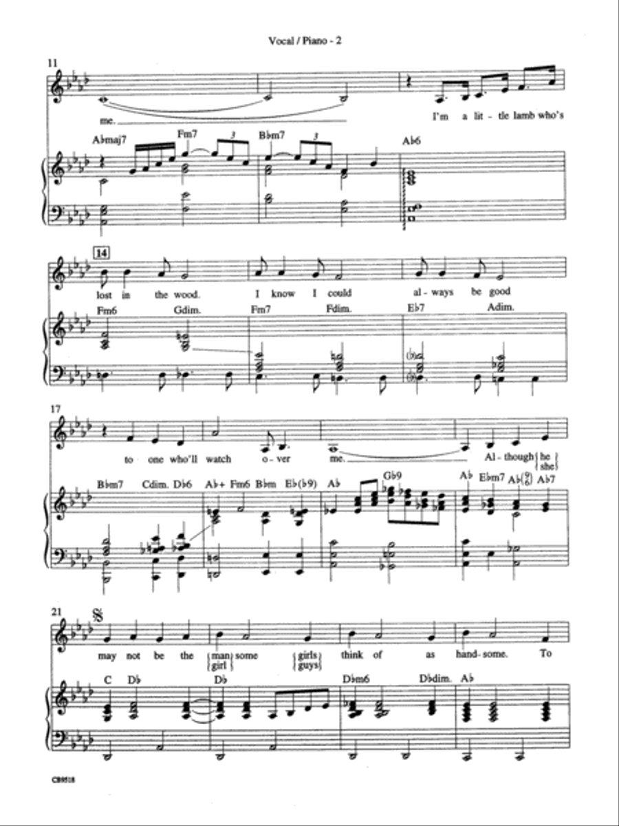 Someone to Watch Over Me: Piano Accompaniment Concert Band scores gallery preview page 2