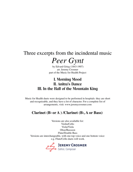 Grieg: "Morning Mood, Anitra's Dance, and In the Hall of the Mountain King" from Peer Gynt - Music f