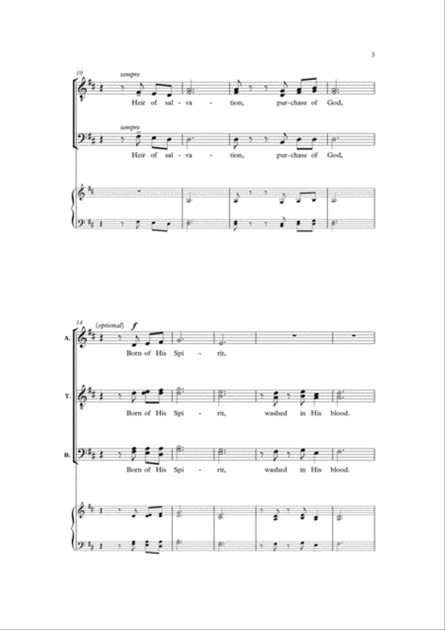 Blessed assurance Blessed assurance 4-Part scores gallery preview page 3