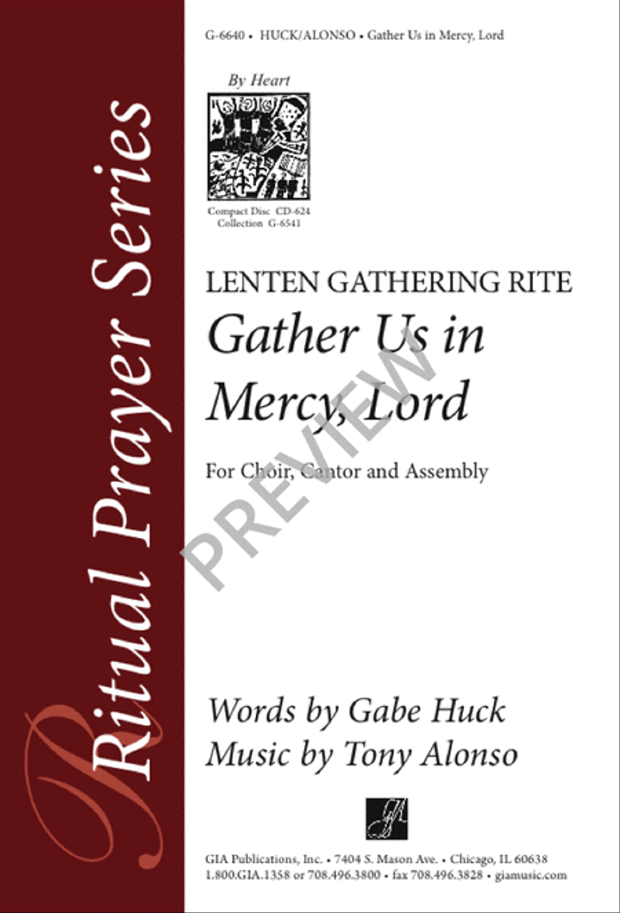 Gather Us in Mercy, Lord 4-Part scores gallery preview page 1