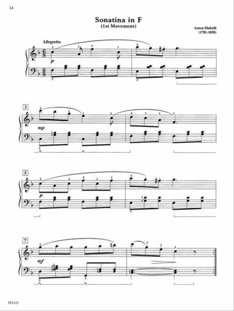 Piano Sonatinas – Book Two Piano Method scores gallery preview page 5