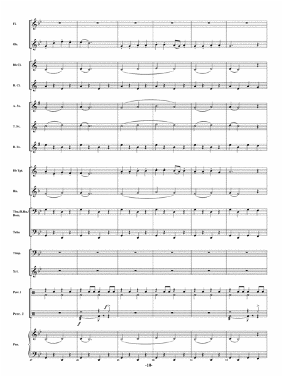 Hobbit Dance Hobbit Dance Concert Band scores gallery preview page 9