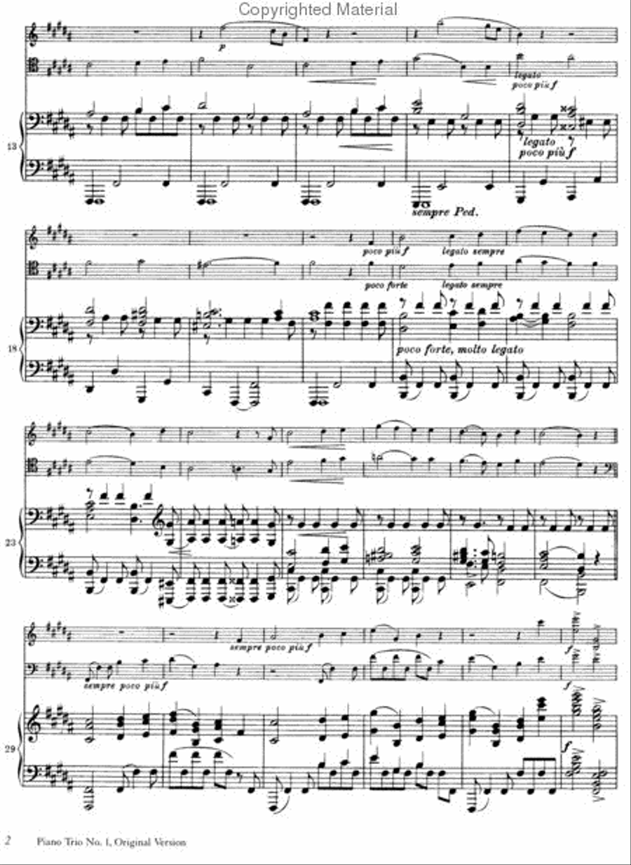 Complete Piano Trios Complete Piano Trios Small Ensemble scores gallery preview page 4
