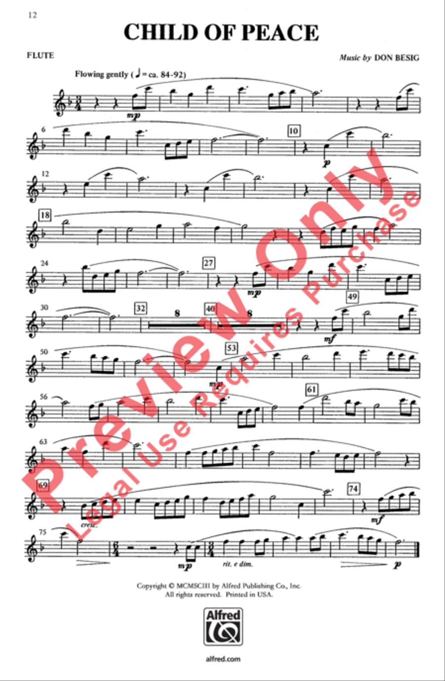 Child of Peace 2-Part scores gallery preview page 12