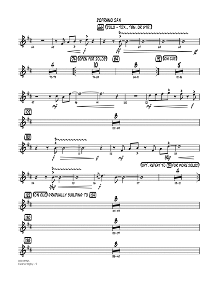 Eleanor Rigby - Soprano Sax