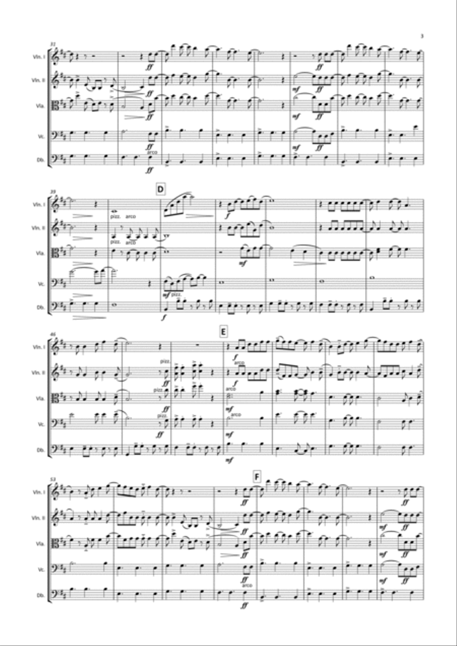 Cold Heart (pnau Remix) Cold Heart (pnau Remix) String Orchestra scores gallery preview page 3