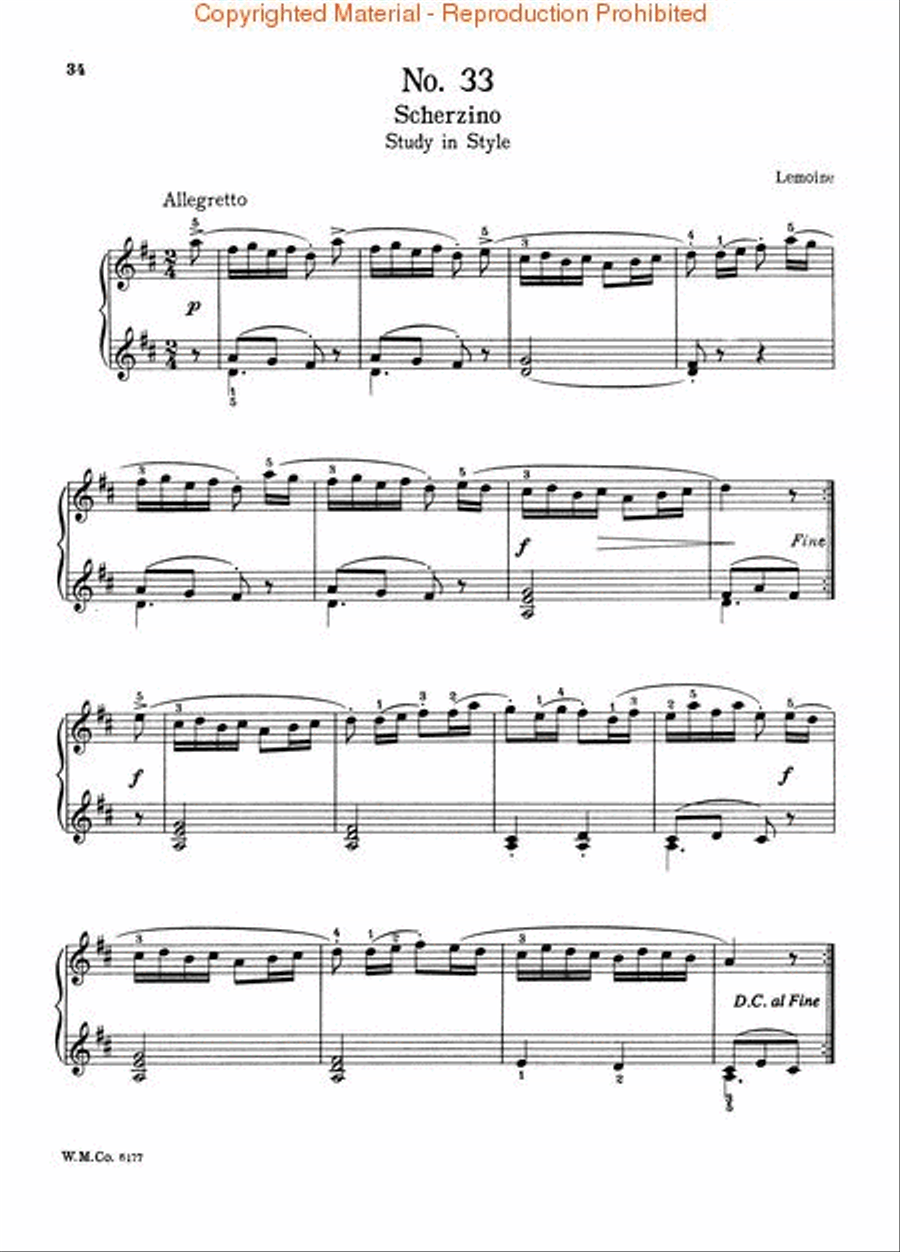 Fifty Second-Grade Studies Piano Method scores gallery preview page 4