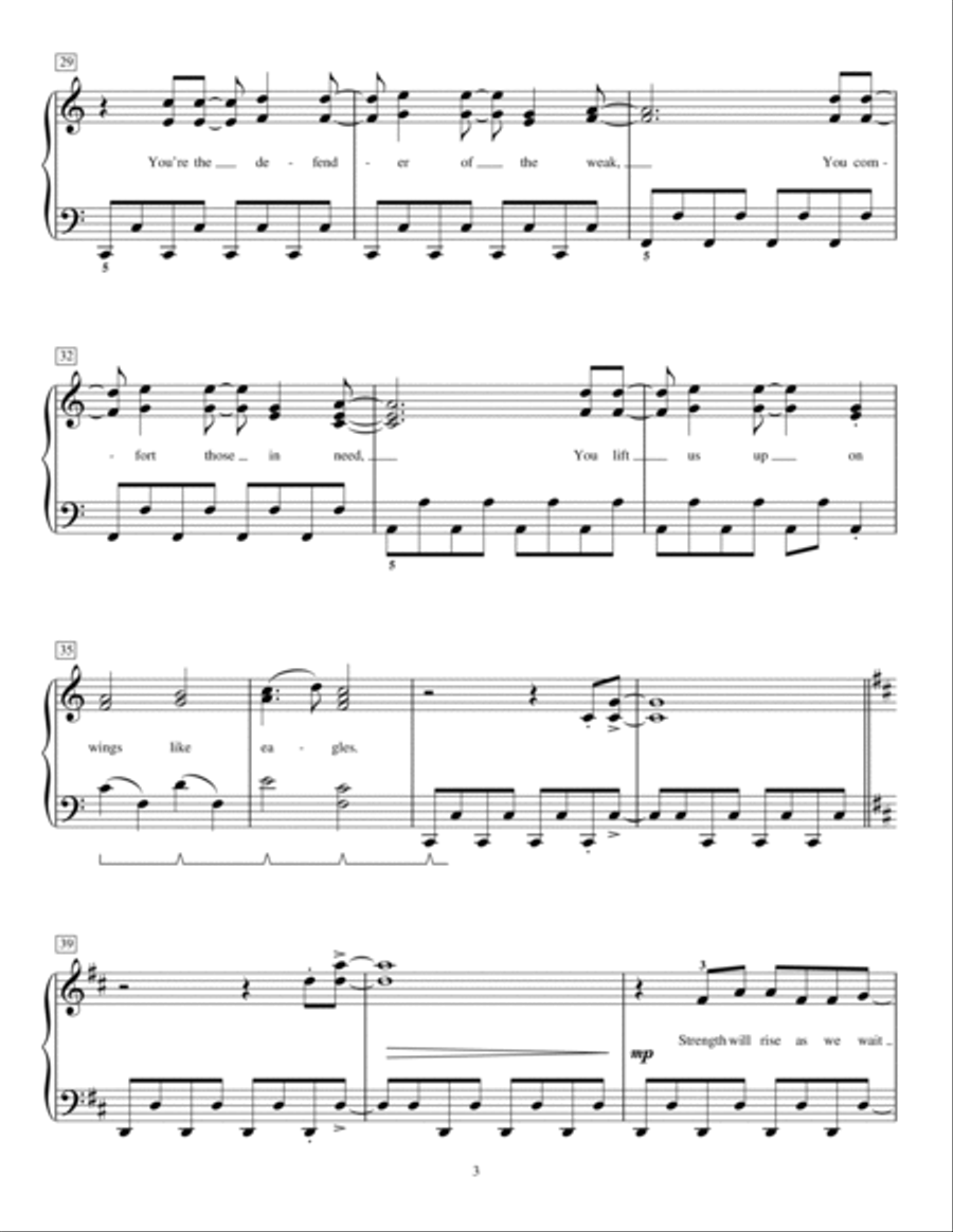 Everlasting God (arr. Phillip Keveren) Piano Method scores gallery preview page 3